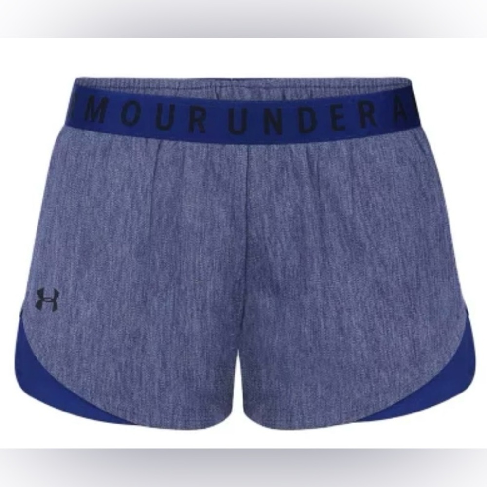 Under Armour Women’s Sz‎ M Striated Cobalt Blue Play Up 3.0 Shorts